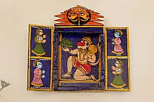 कथनिक ☀ Kaavad a Wooden Shrine { Single piece } ~ 125